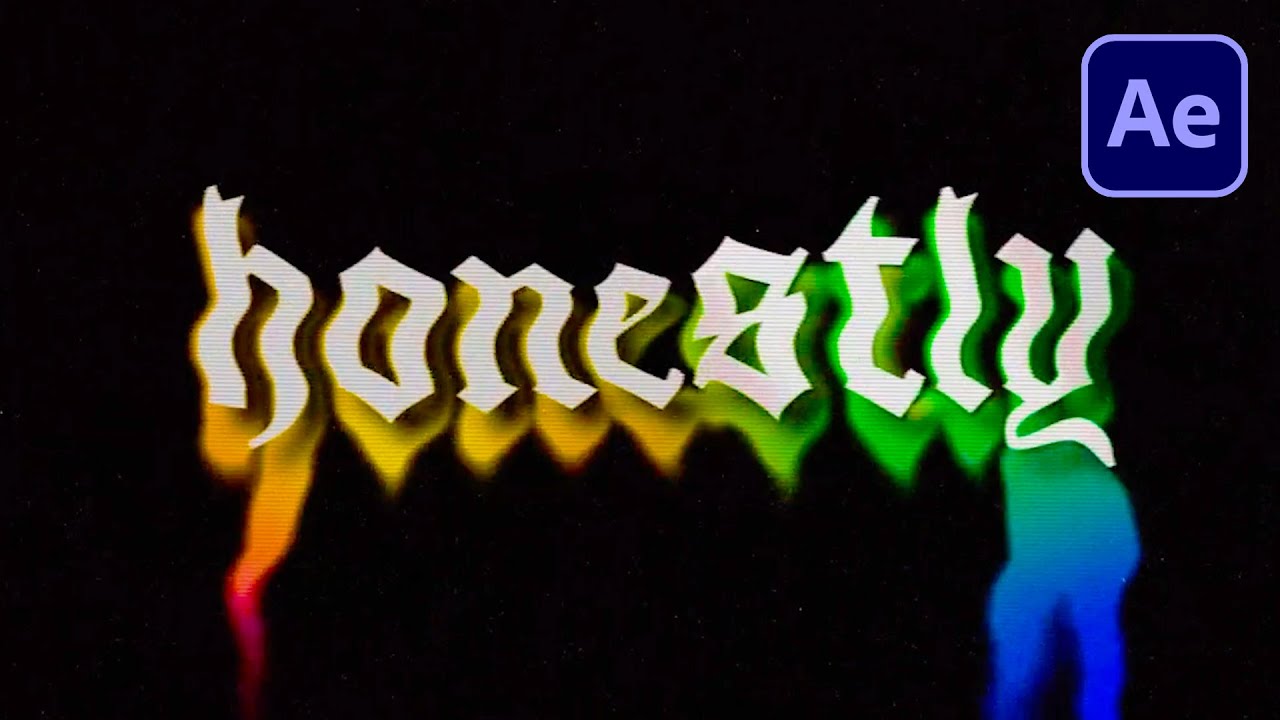 Create a Motion Trail Text Animation - After Effects CC Tutorial (2022)