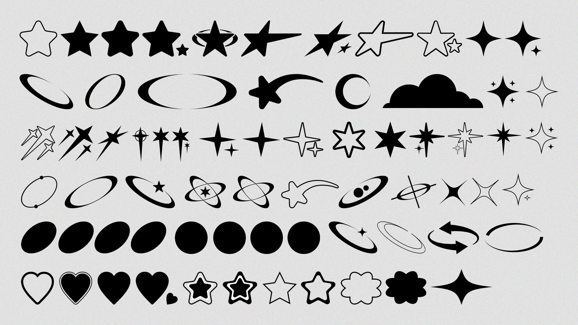 Y2K Shapes & Vectors Pack