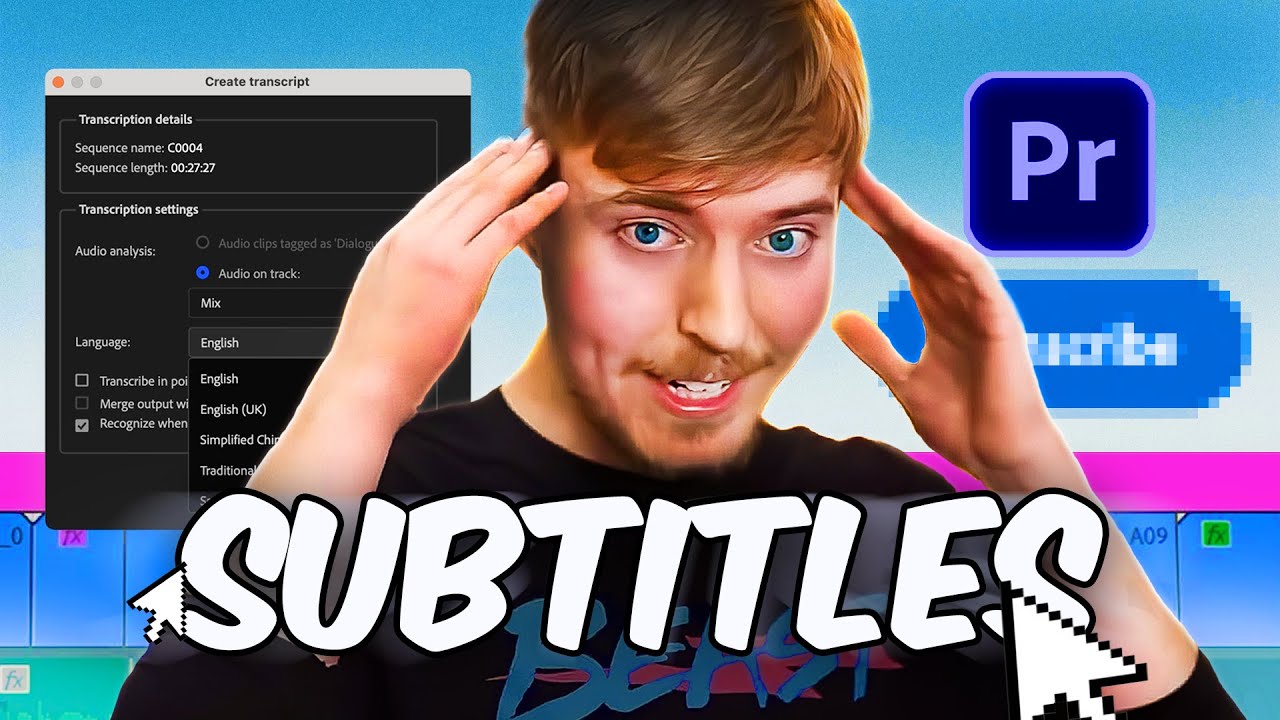 How to Create ANIMATED SUBTITLES! - Premiere Pro Tutorial