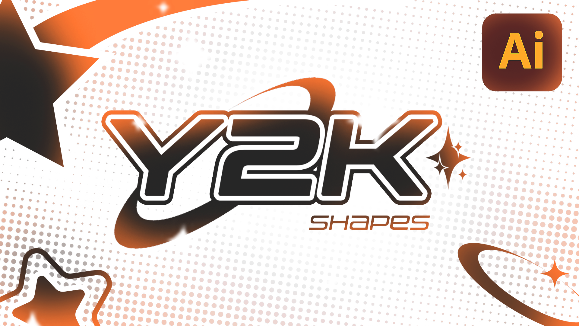 CREATE Y2K Vector Shapes! - Illustrator CC Tutorial