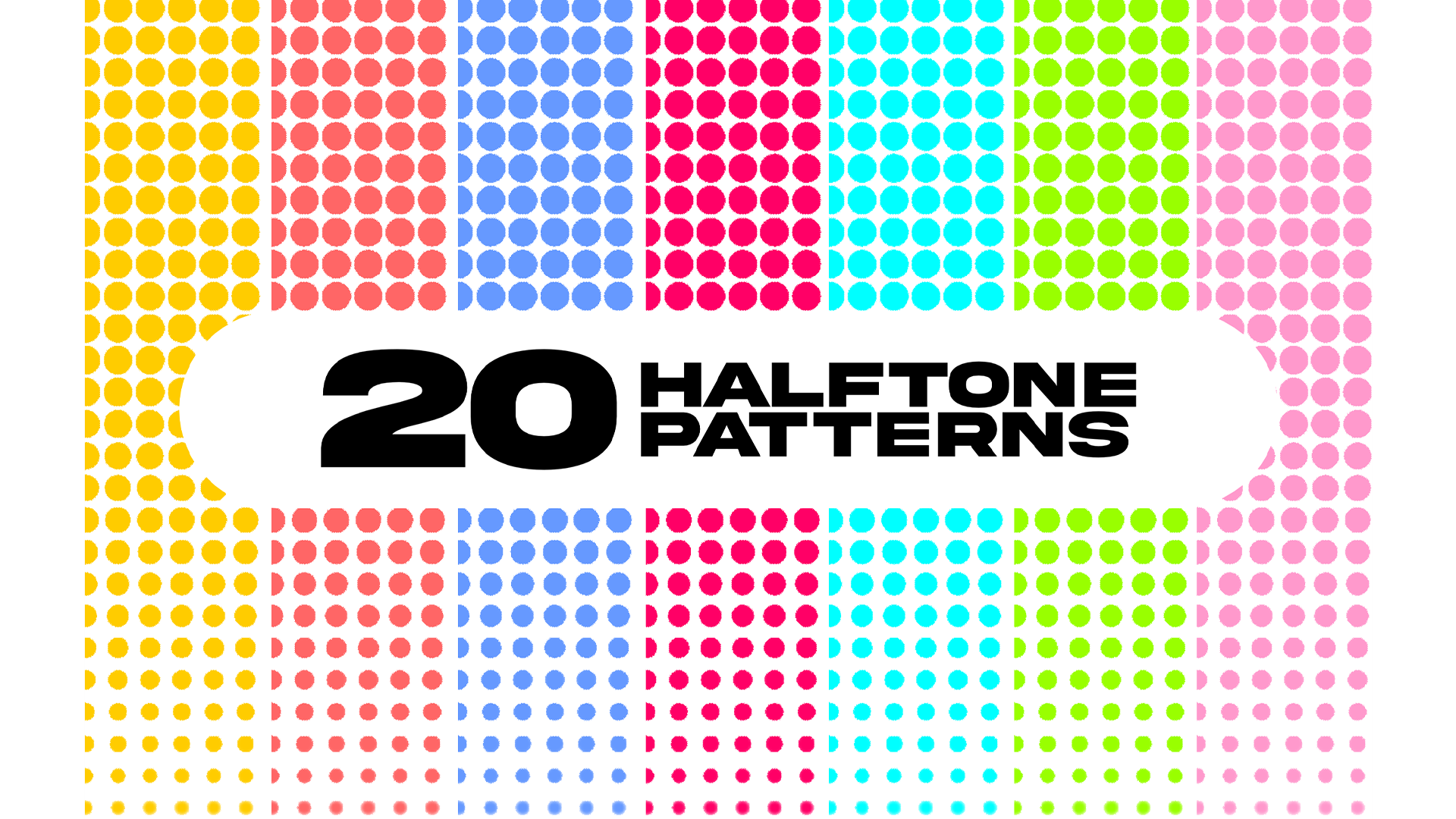 Halftone Pattern Overlays Pack v1.0