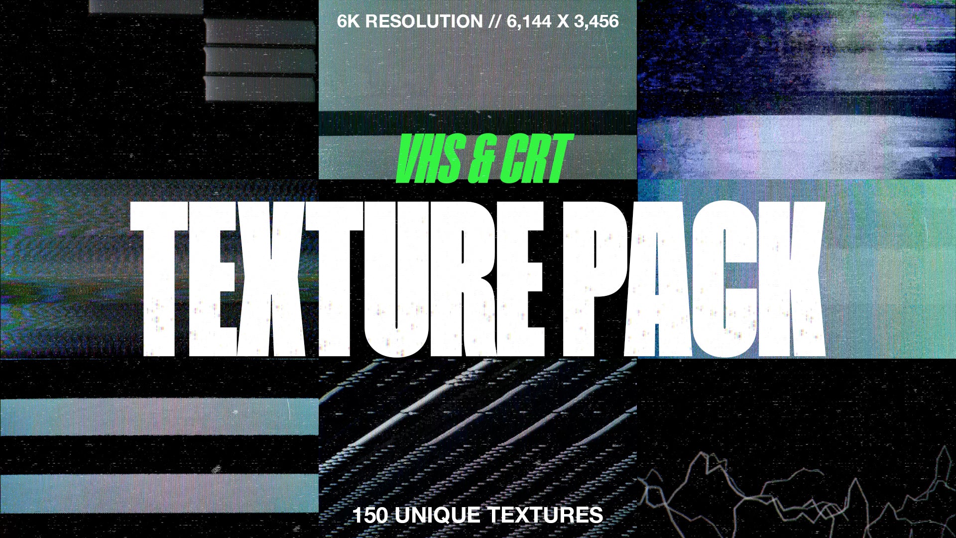 6K VHS & CRT Texture Pack