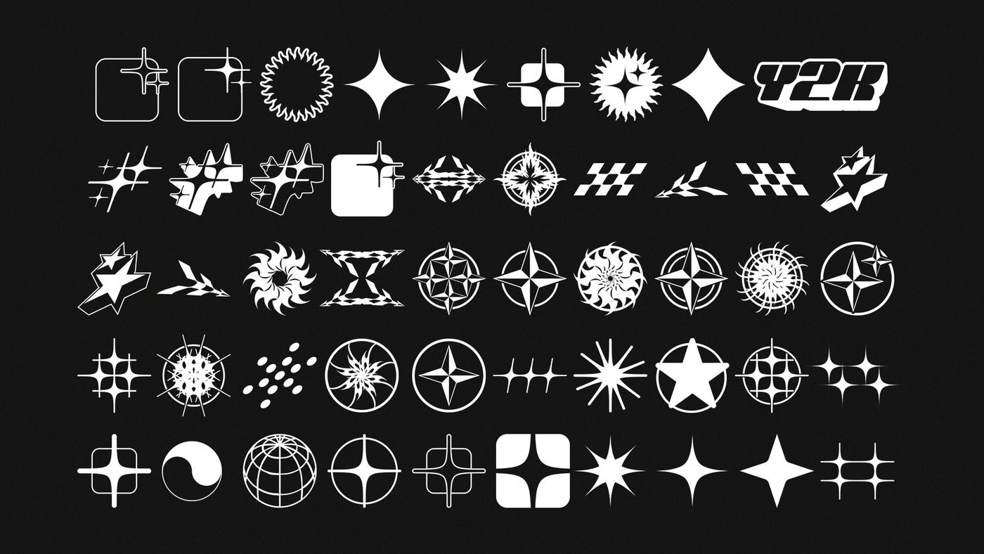 Y2K Shapes & Vectors Pack 2.0